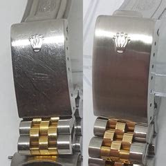 rolex cleaning and polishing|Rolex maintenance without refinishing.